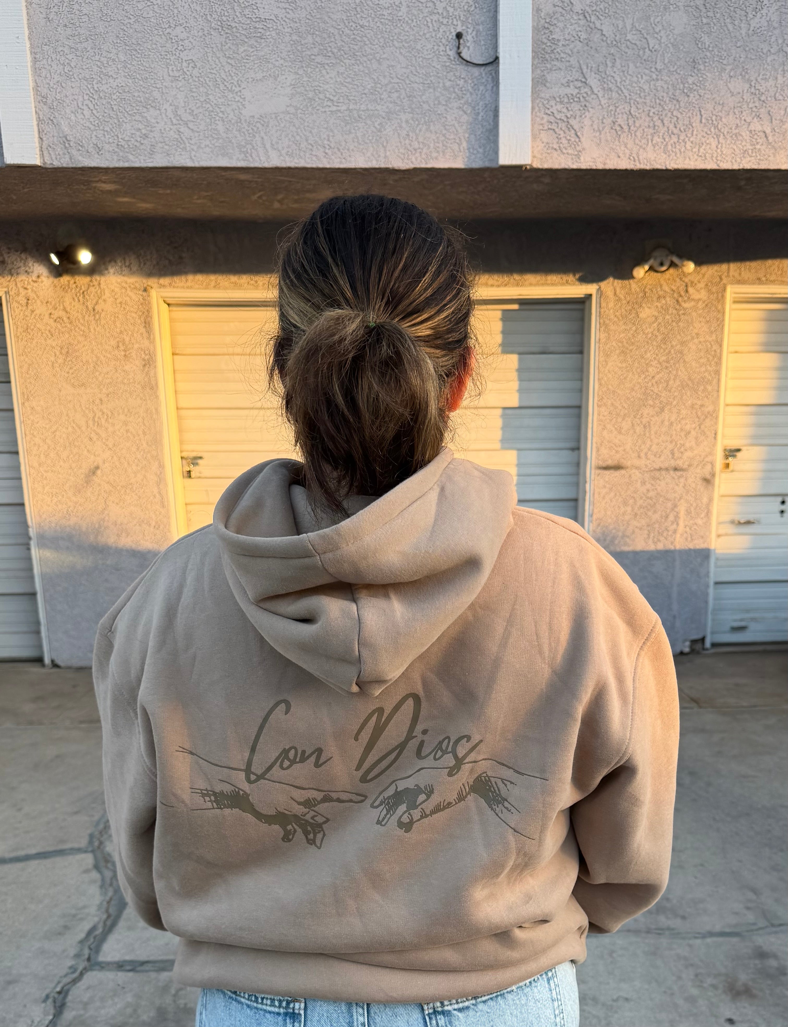 Con Dios Oversized Hoodie